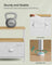 Nightstand - Oak - Beige and Cloud White