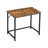 Office Desk - Steel - Hazelnut Brown and Black - 100 x 50 x 75 cm