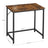 Office Desk - Steel - Hazelnut Brown and Black - 100 x 50 x 75 cm