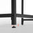 Small Office Desk - Steel - Hazelnut Brown and Black