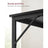 Computer Desk - Steel - Hazelnut Brown and Black - Lightweight Design