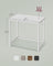 Computer Desk - Steel - Hazelnut Brown and Black