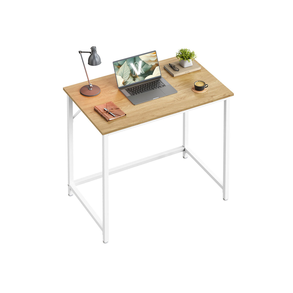 Computer Desk – Compact Design – Steel Frame