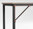 Small Office Desk - Metal - Rustic Brown