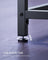 Computer Desk - Metal - Black with Wood Grain