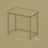 Computer Desk - Metal - Rustic Brown
