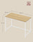 Small Office Desk - Metal - Natural Oak