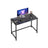 Computer Desk - Steel - Hazelnut Brown and Black - Lightweight Design