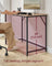 Computer Desk - Steel - Hazelnut Brown and Black