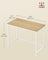 Computer Desk - Steel - Natural Oak