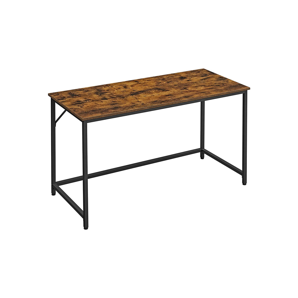 Writing Desk - Particleboard and Steel - Brown
