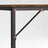 Writing Desk - Particleboard and Steel - Brown