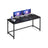 Writing Desk - Particleboard and Steel - Black