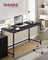 Writing Desk - Particleboard and Steel - Black