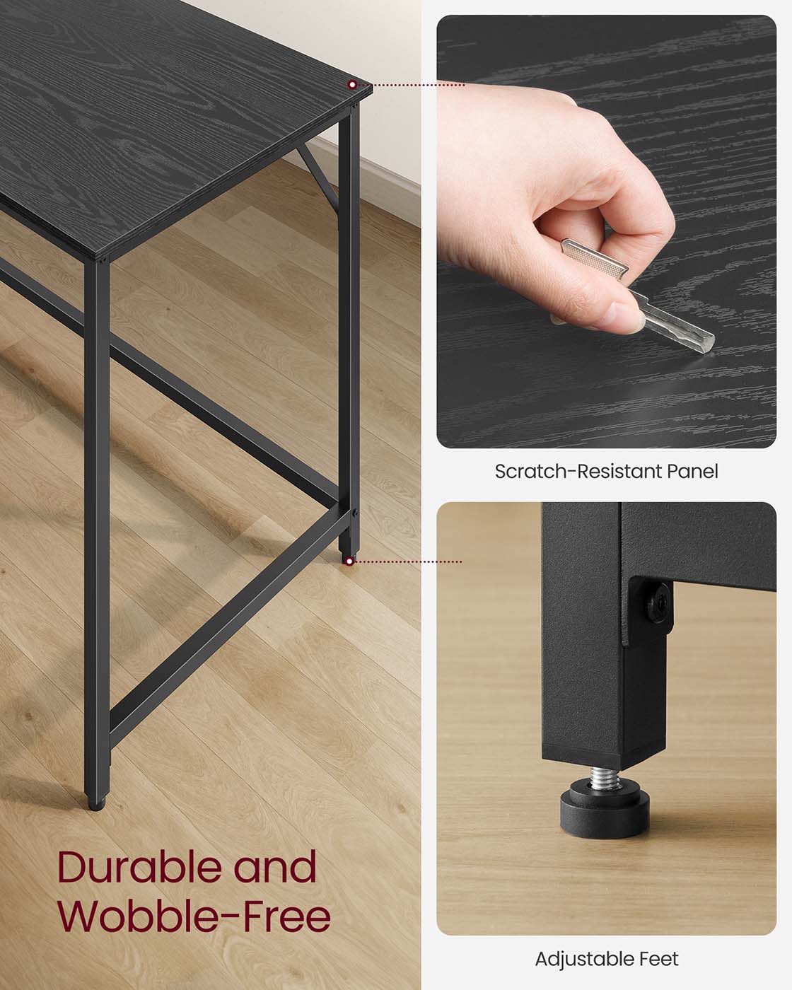 Writing Desk - Particleboard and Steel