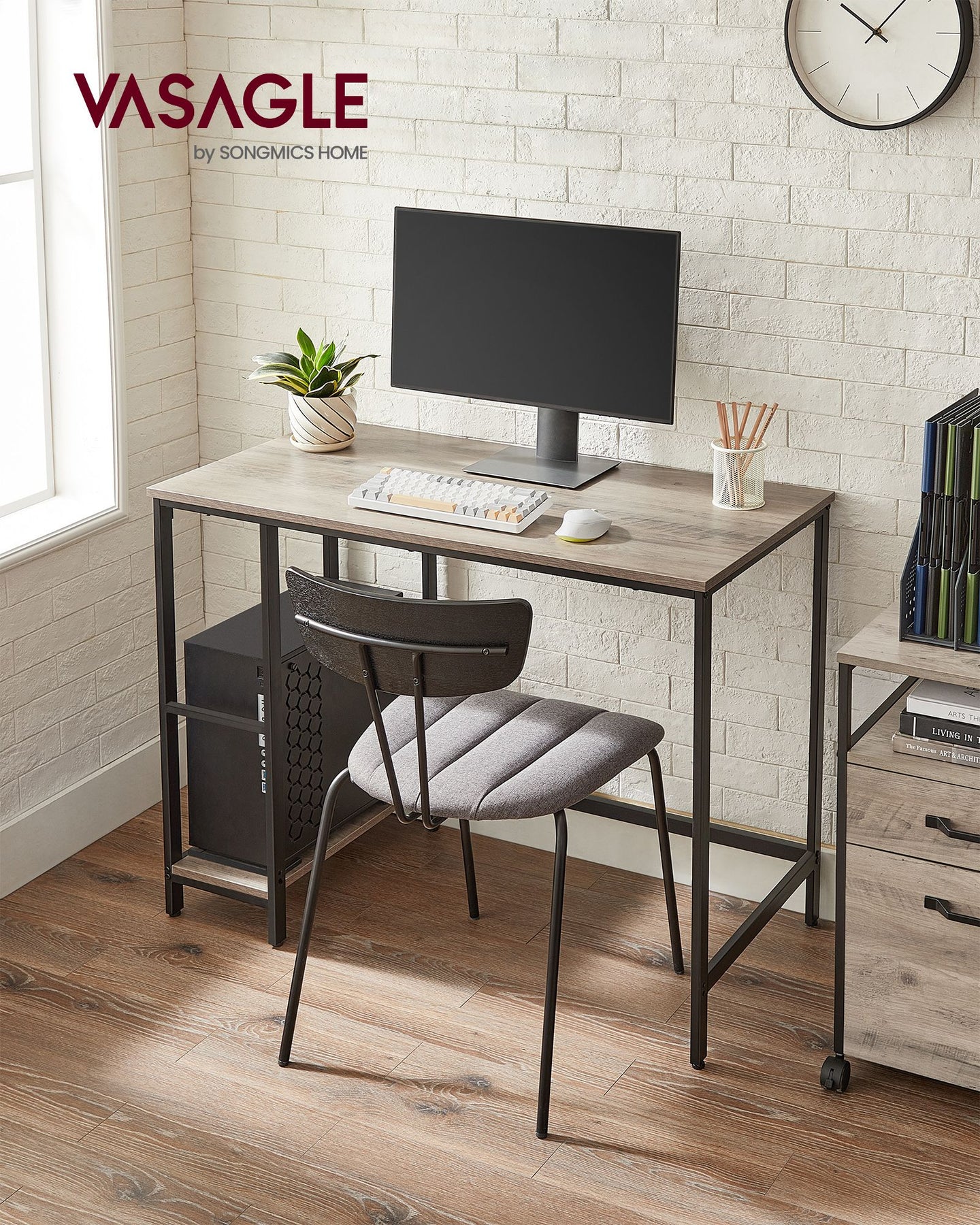 Writing Desk - Steel - Modern