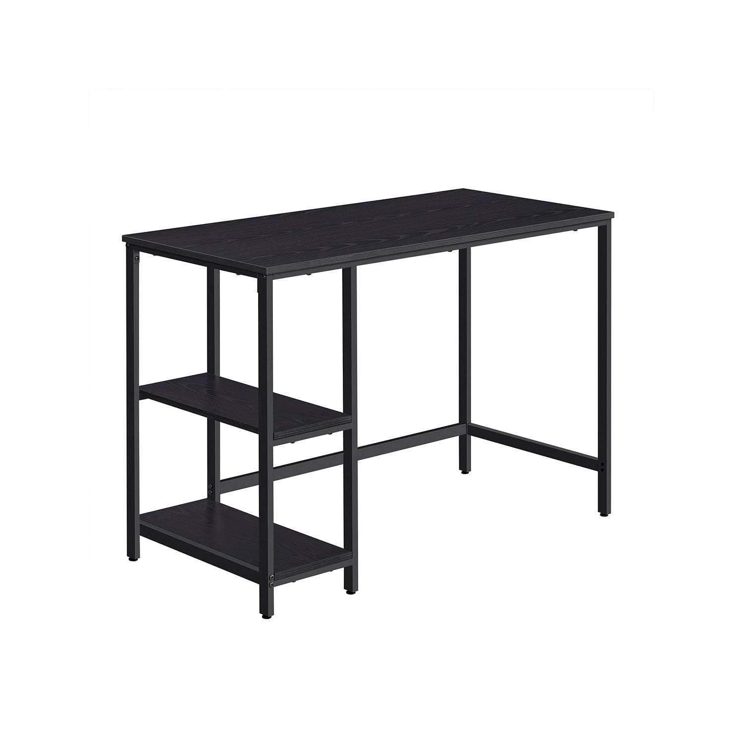 Computer Desk - Steel - Ebony Black