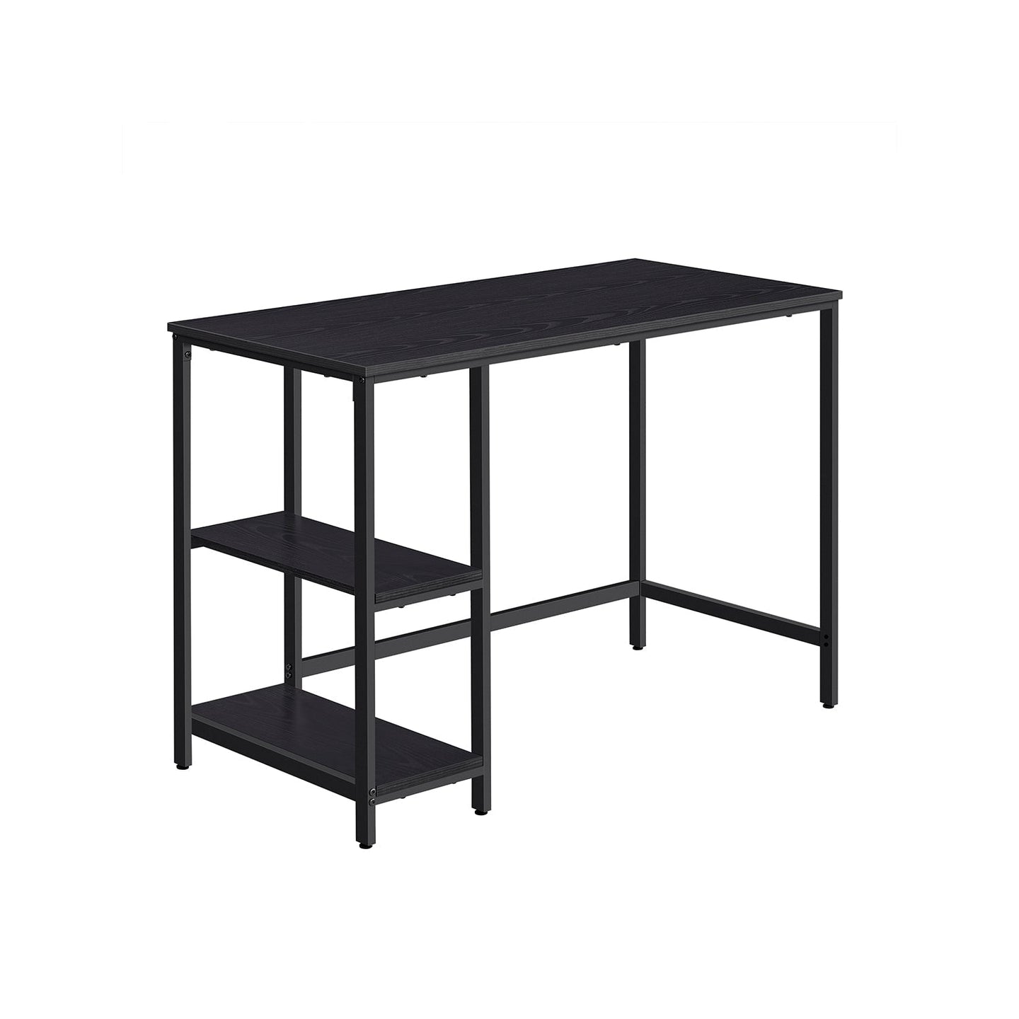 Computer Desk - Steel - Ebony Black