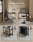 Computer Desk - Steel - Ebony Black