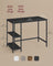 Computer Desk - Steel - Ebony Black