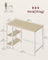 Computer Desk - Includes 2 Shelves - Steel - Natural Beige