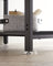 Writing Desk - Metal - Rustic Brown - Versatile Shelving Option