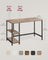 Writing Desk - Metal - Camel Brown - Adjustable Shelves