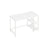 Writing Desk - Metal - Rustic Brown - Versatile Shelving Option