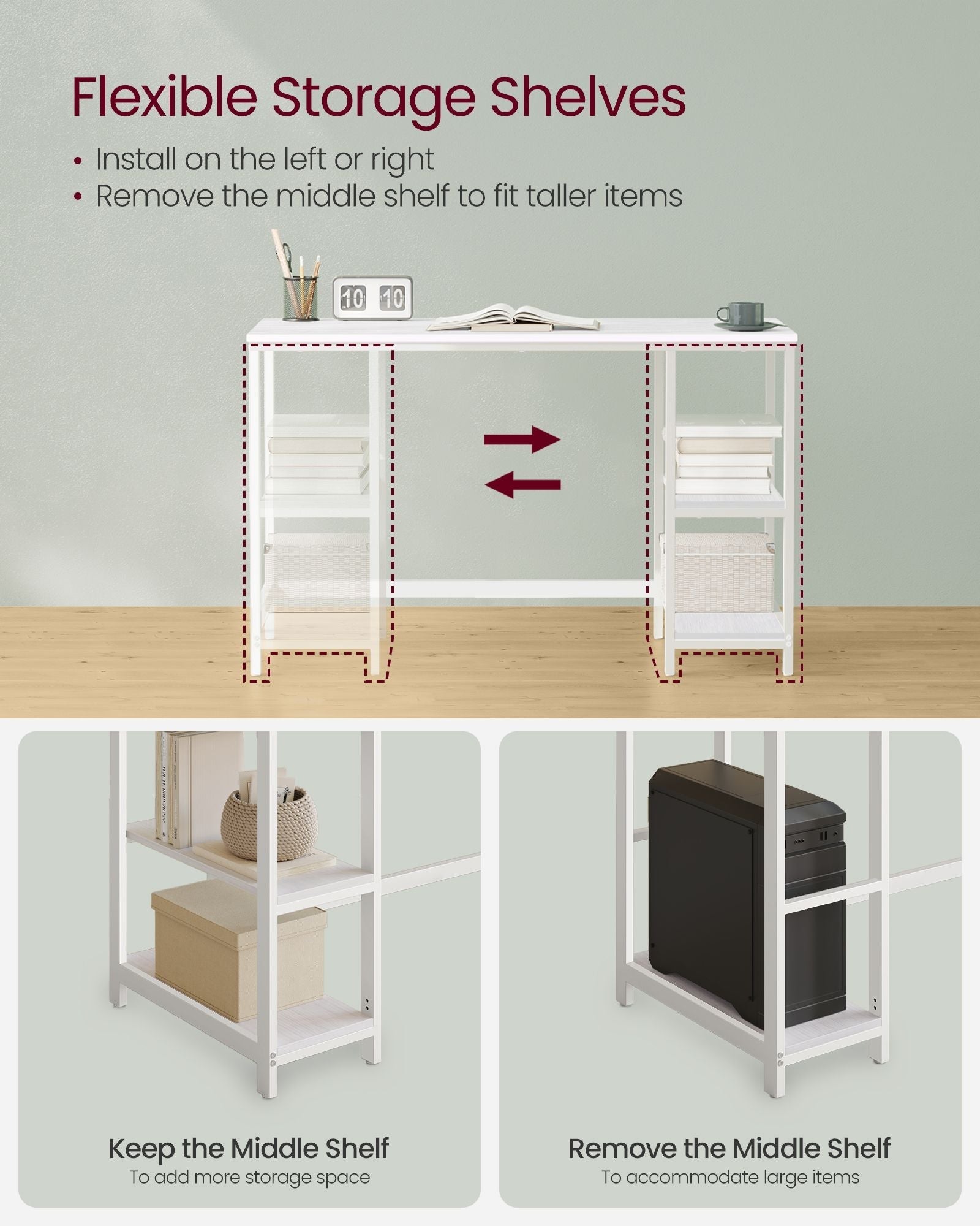 Writing Desk - Steel - Modern