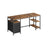 Computer Desk - Wood - Rustic Brown