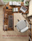 L-Shaped Computer Desk - Wood - Rustic Brown