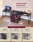 L Shaped Corner Desk - 110 x 80 cm - Particleboard - Power Outlets