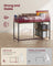 L Shaped Corner Desk - 120x80 - Particleboard - Power Outlets