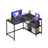 L Shaped Corner Desk - 110L - Particleboard - Storage