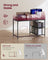 L Shaped Corner Desk - 110L - Particleboard - Storage