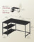 L Shaped Corner Desk - 110L - Particleboard - Storage
