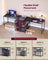 L Shaped Corner Desk - 120 x 80 - Particleboard - Reversible Height-Adjustable Shelves