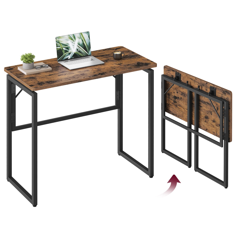 One-Piece Desktop Computer Desk - 80 x 40 - Particleboard - Rounded Edges