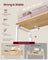 Folding Desk - 80 x 40 - Particleboard - One-Piece Desktop