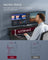 Gaming Desk - MDF - Black - LED Lighting and Built-In Power Outlets
