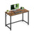 Computer Desk - Metal - Rustic Brown - 100 x 50 x 76 cm