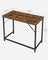 Computer Desk - Metal - Rustic Brown - 100 x 50 x 76 cm