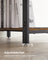 Computer Desk - With 2 Shelves - Steel - Rustic Brown and Black