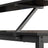 L-Shaped Desk - Wood - Rustic Brown and Black