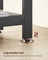 Corner Desk - Wood - Rustic Brown - Space-Saving L-Shaped Workstation with Shelf
