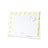 Vanity Makeup Mirror - Matte White - Touch Control