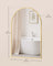 Arched Wall Mirror - Aluminium - Ink Black - Safety Film