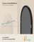 Arched Wall Mirror - Aluminium - Ink Black - Safety Film