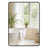 Bathroom Mirror - Tempered Glass and Aluminium Alloy - Ink Black