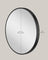 Round Wall Mirror - 50 cm - Metal - Easy to Install